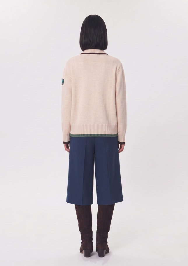 Giuseppe vest ecru embroidered with pockets Off-white TARA JARMON US