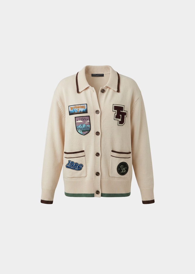 Giuseppe vest ecru embroidered with pockets Off-white TARA JARMON US