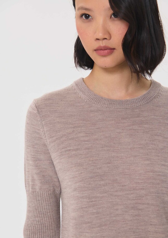 Paoline sweater hazelnut short-sleeved Nut brown TARA JARMON US