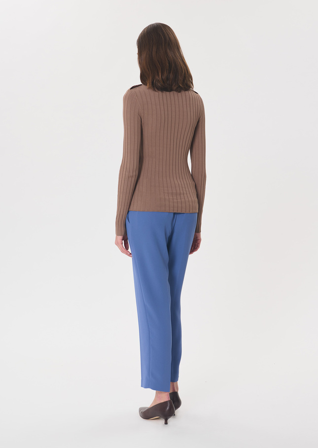 Prisca sweater caramel pockets Caramel TARA JARMON US