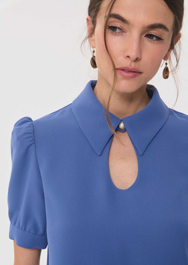 Top Thimotée drop-neck denim Denim TARA JARMON US