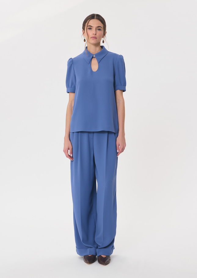 Top Thimotée drop-neck denim Denim TARA JARMON US