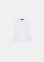 Alex Chest Protector white shirt collar White TARA JARMON US