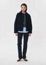 Billie Jacket navy blue with patch pockets Night TARA JARMON US