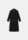 Montaine Coat long black crossover Black TARA JARMON US