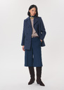 Mylène Coat Double-breasted blue with patch pockets Denim TARA JARMON US