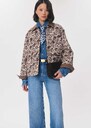 Marcus Coat ecru floral print Off-white TARA JARMON US