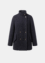 Mathis Coat short midnight blue crossover Night TARA JARMON US
