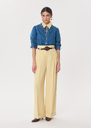 Pia Pants wide waistband Vanilla TARA JARMON US