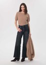 Pamela Sweater caramel short sleeves Caramel TARA JARMON US