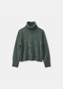 Palina Sweater thyme with a turtleneck Thym TARA JARMON US