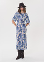 Rimina dress long blue floral print Off-white TARA JARMON US