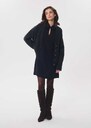 Roline Dress short navy blue dress with a bib front Night TARA JARMON US