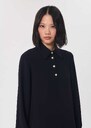 Top Tessy midnight blue with embroidered collar Night TARA JARMON US