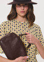 Salomé bag carried by hand Tonka TARA JARMON US