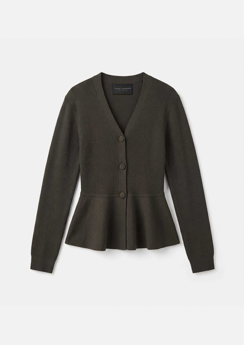 Gisela vest khaki fitted Khaki TARA JARMON US
