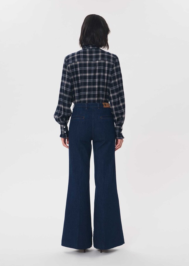 Jacome jeans dark blue flare Brut TARA JARMON US