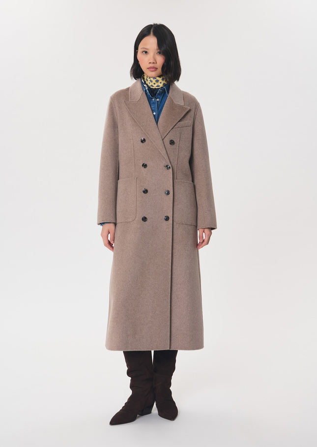 Montaine Coat hazelnut Nut brown TARA JARMON US