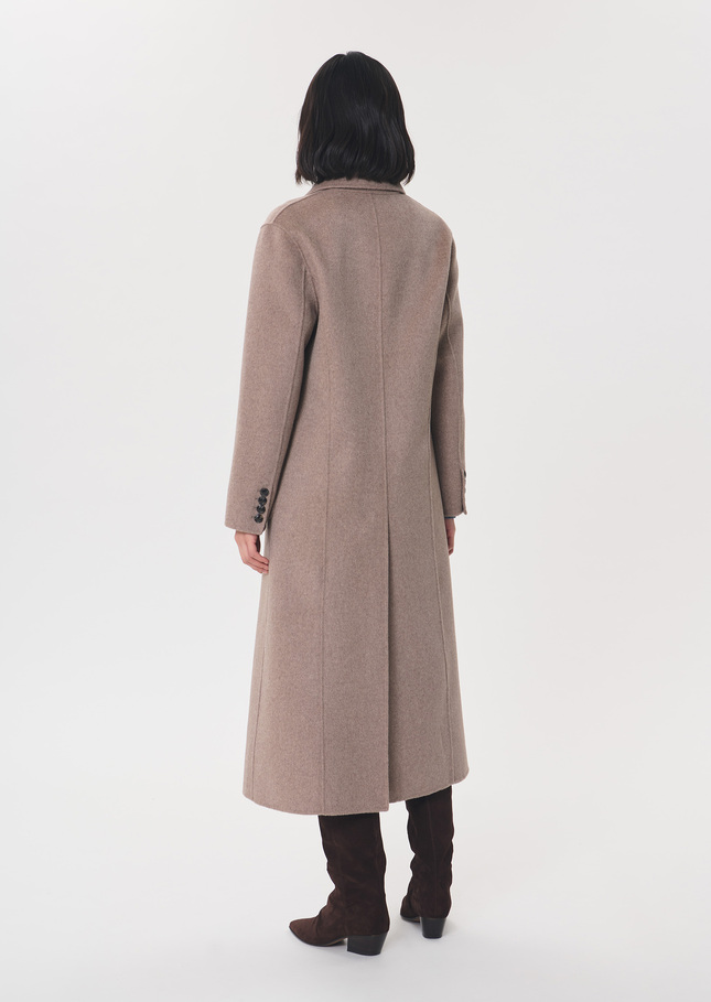 Montaine Coat hazelnut Nut brown TARA JARMON US