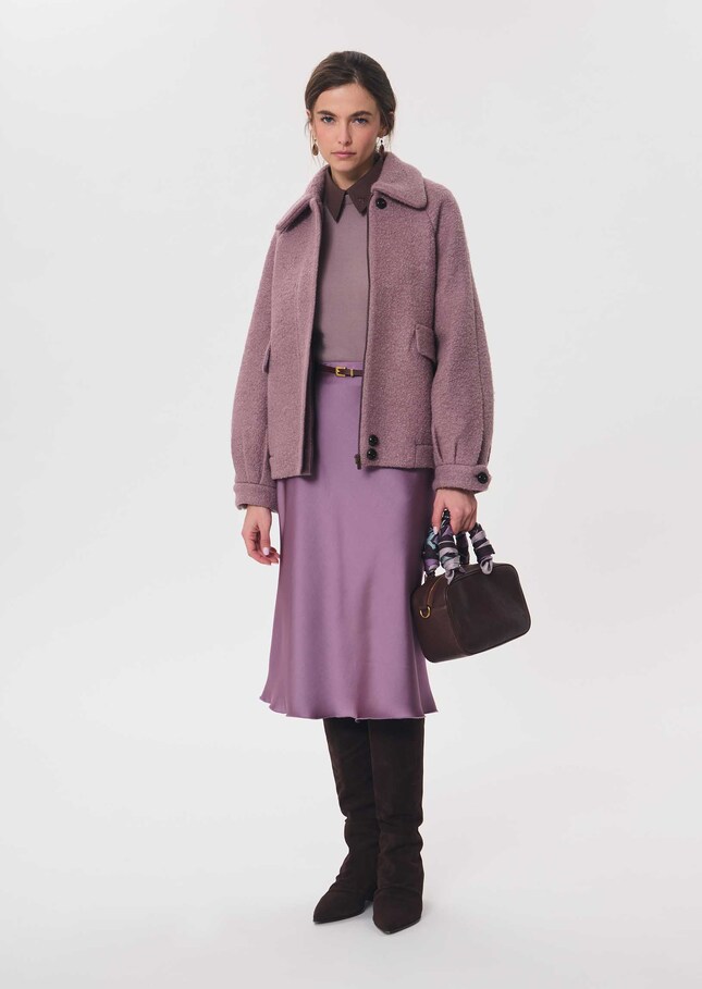 Julia Skirt long, flowing purple Pourpre TARA JARMON US