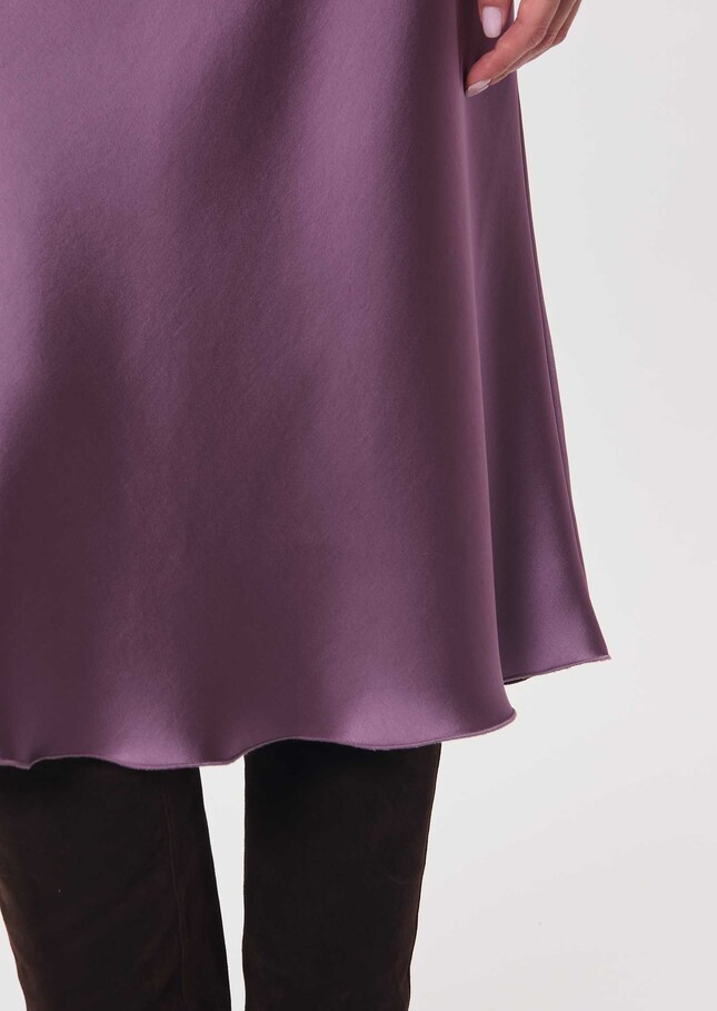 Julia Skirt long, flowing purple Pourpre TARA JARMON US