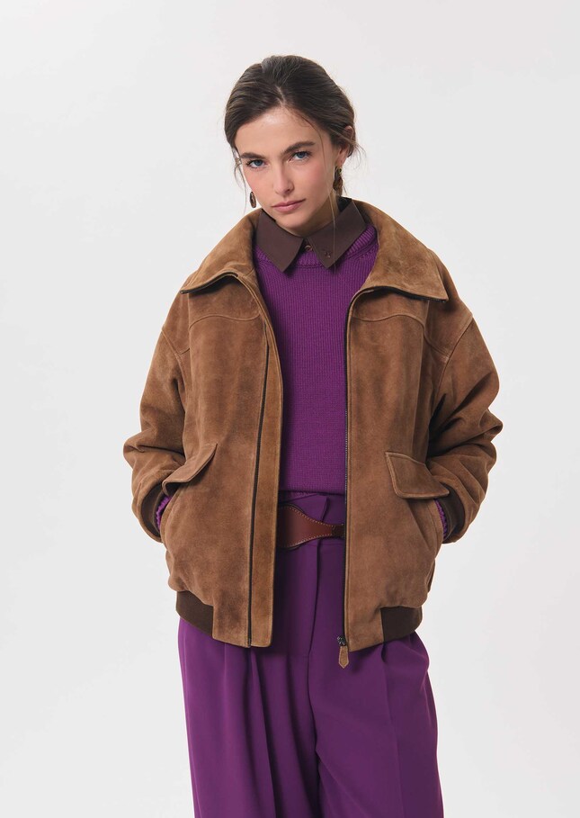 Polyn sweater ripe balloon-sleeved Mûre TARA JARMON US