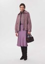 Julia Skirt long, flowing purple Pourpre TARA JARMON US