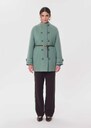 Maurice Coat celadon green Céladon TARA JARMON US
