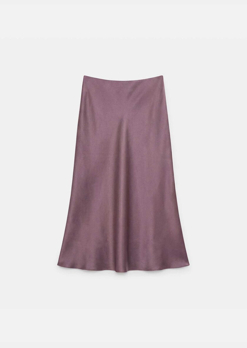 Julia Skirt long, flowing purple Pourpre TARA JARMON US