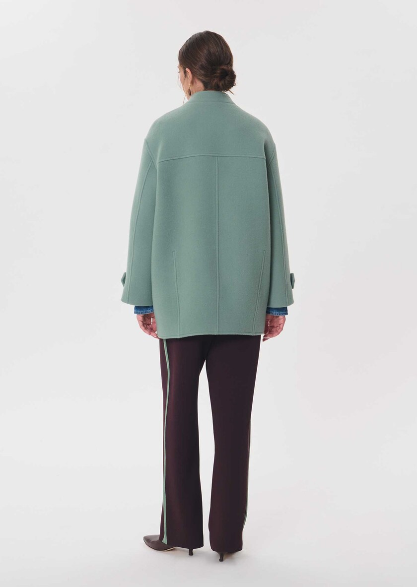 Maurice Coat celadon green Céladon TARA JARMON US