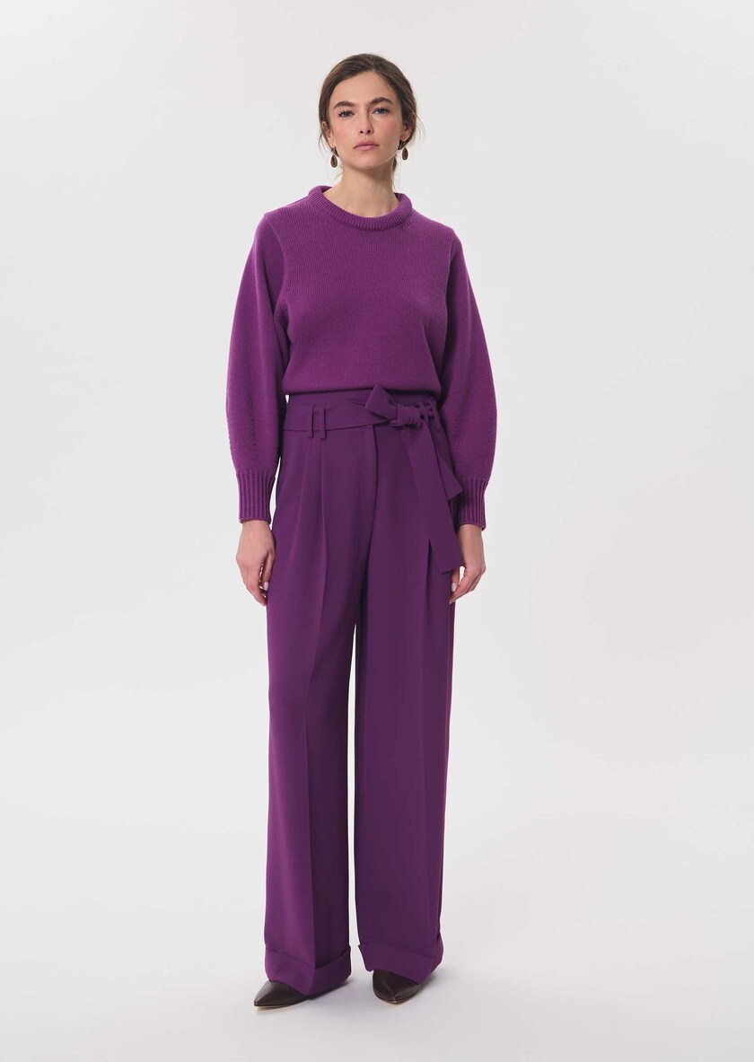 Pia Pants high waist Mûre TARA JARMON US