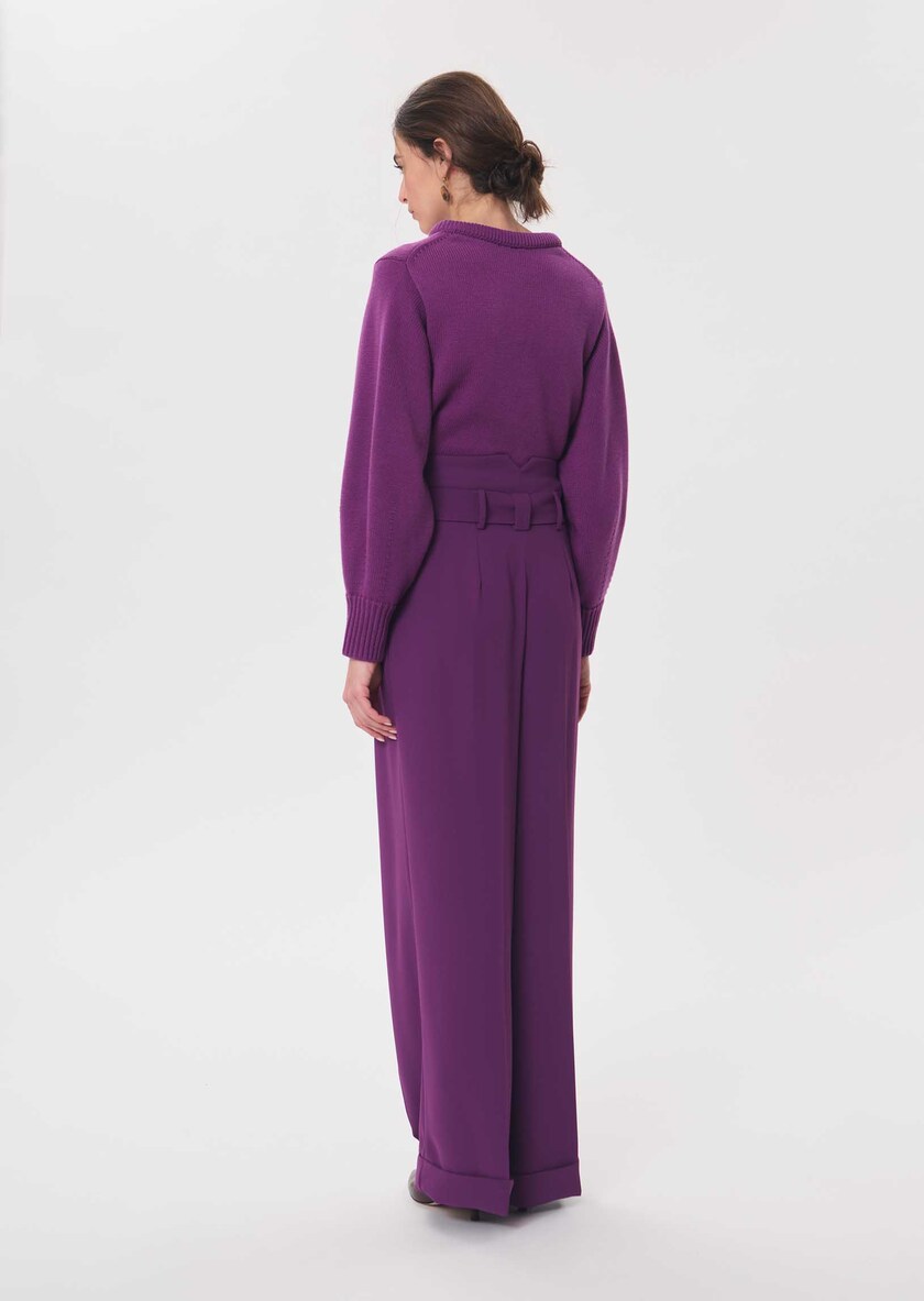 Pia Pants high waist Mûre TARA JARMON US