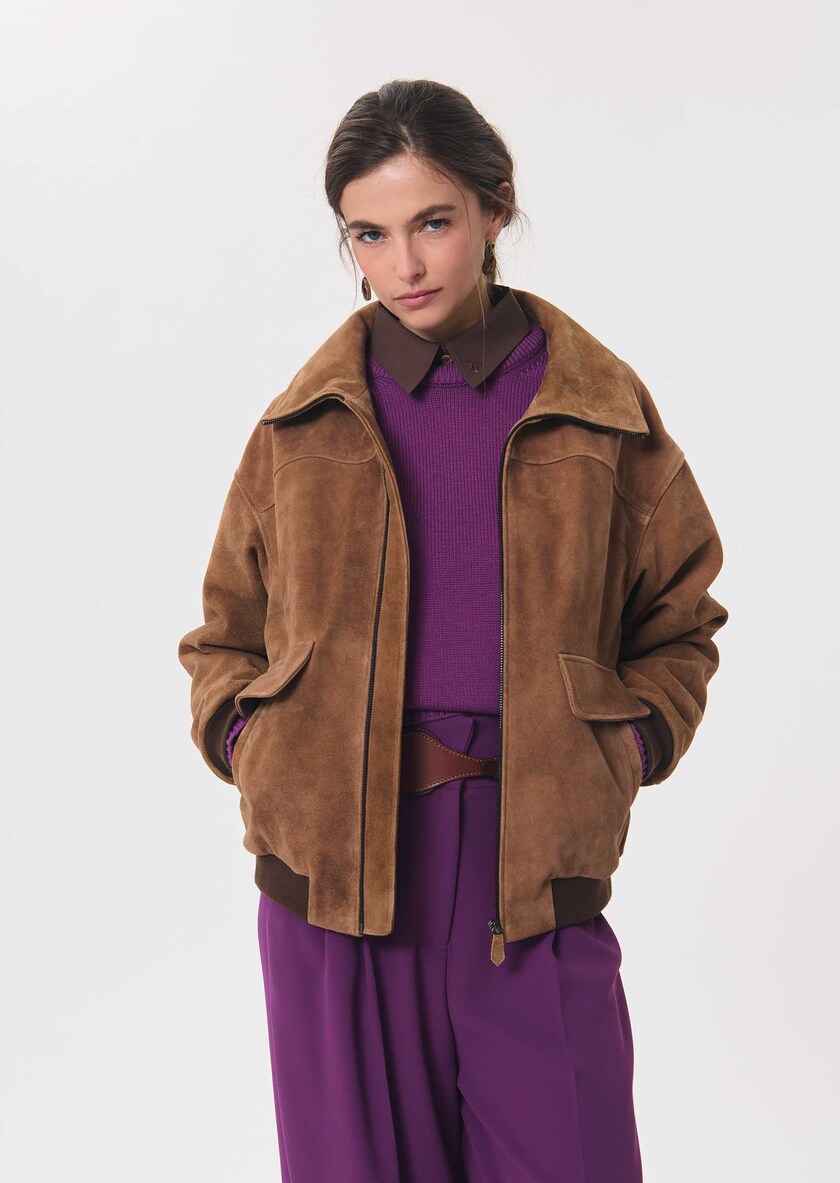 Polyn sweater ripe balloon-sleeved Mûre TARA JARMON US